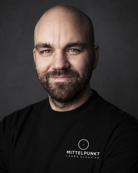 Manuel Mittelpunkt, Inhaber von MITTELPUNKT Laserreinigung in Köln